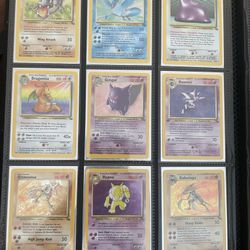 Pokemon Wotc Fossil Master Set