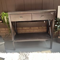 Console Table With Drawers 
