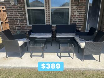 In-stock patio furniture (we finance and deliver)