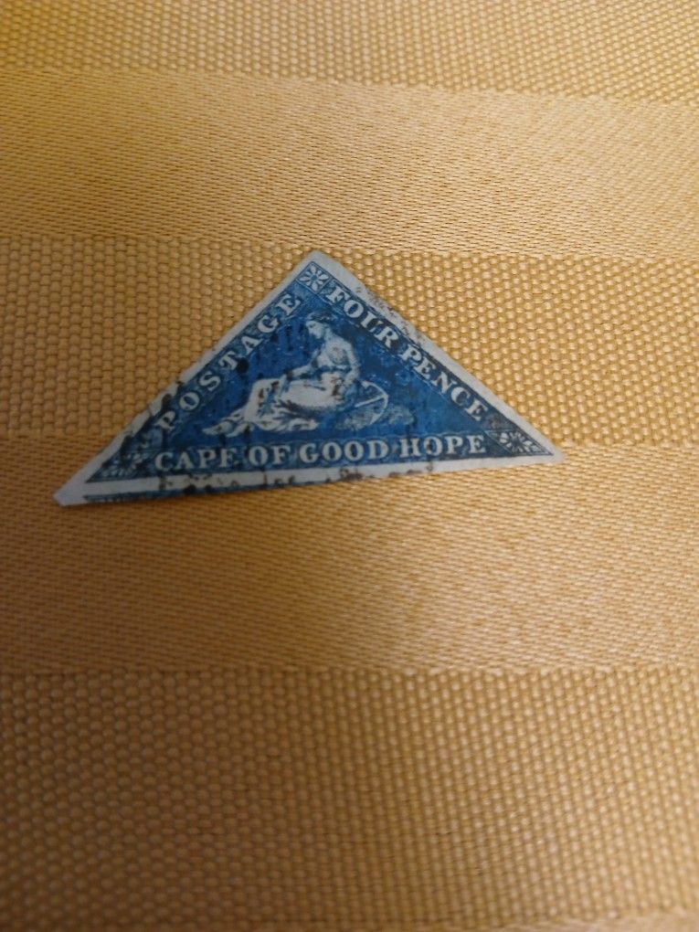 1855 Cape Of Good Hope 4 Pence Stamp 