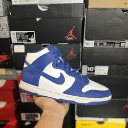 Nike Dunk High Game Royal size 10.5 Close To VNDS