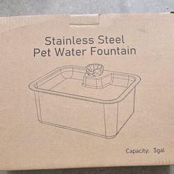 Stainless Steel Pet Water Fountain