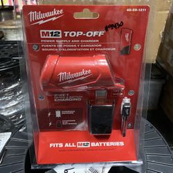 Milwaukee M12 12V Top-Off Power Supply and Charger