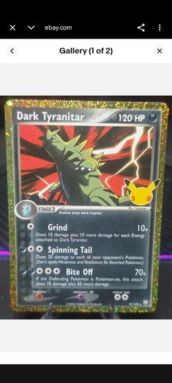 Pokemon TCG Dark Tyranitar 19/109 EX Team Rocket Returns Holo Rare