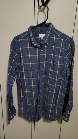 10 Flannel Plaid Mens Shirt Medium