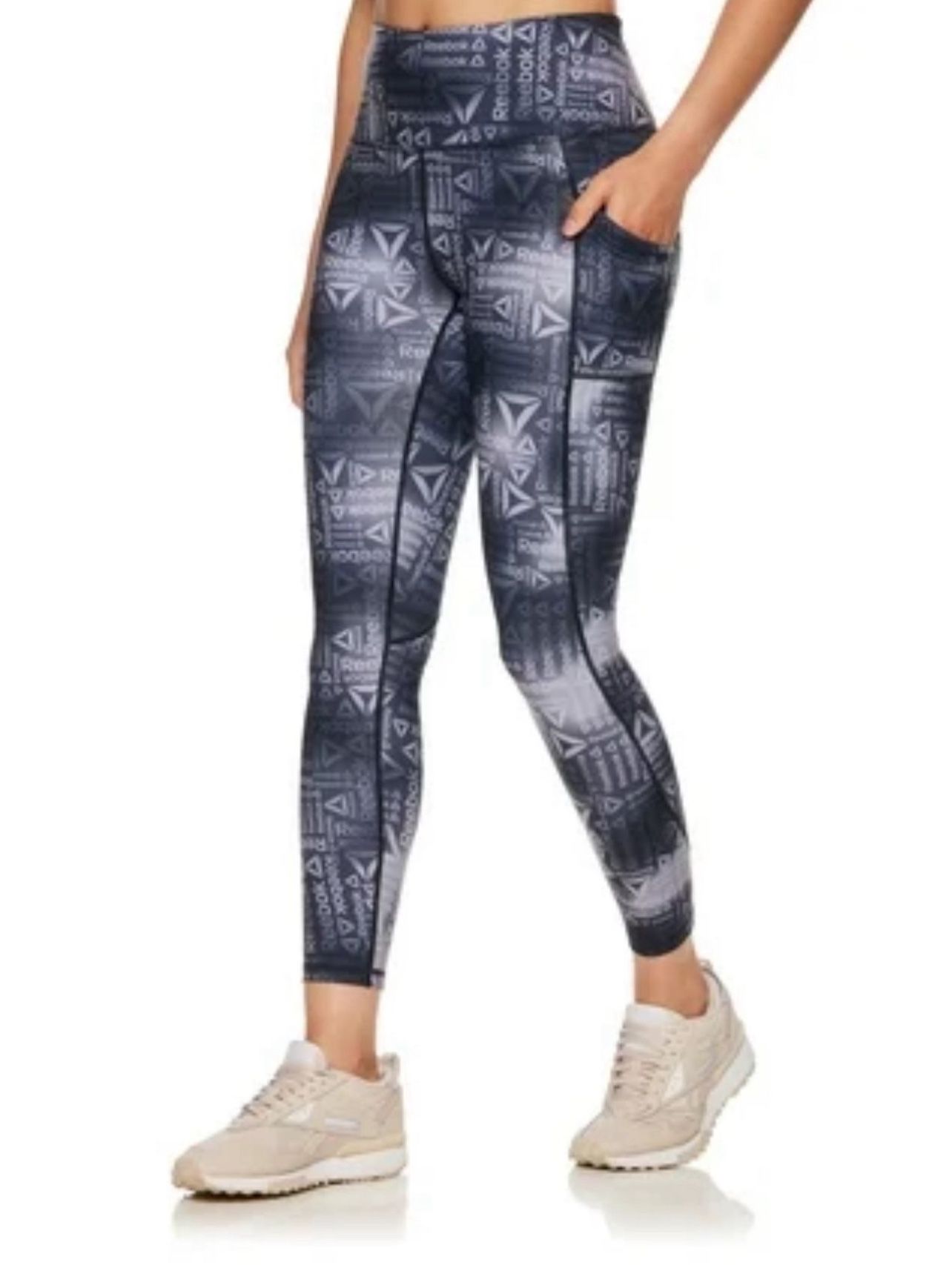 Reebok Size XL Women's with pockets Everyday High Rise 7/8 Leggings, 25" Inseam $15 each