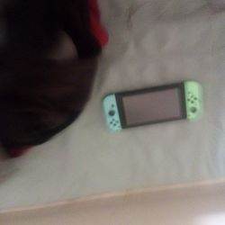 Nintendo Switch With Animal Crossing Joycons But No Dock