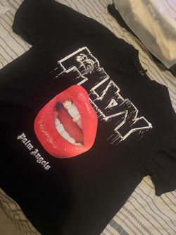 Palm Angels Black Graphic T-Shirt