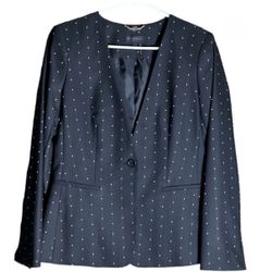 Donna Karan New York Off Duty Black Blazer Size 8