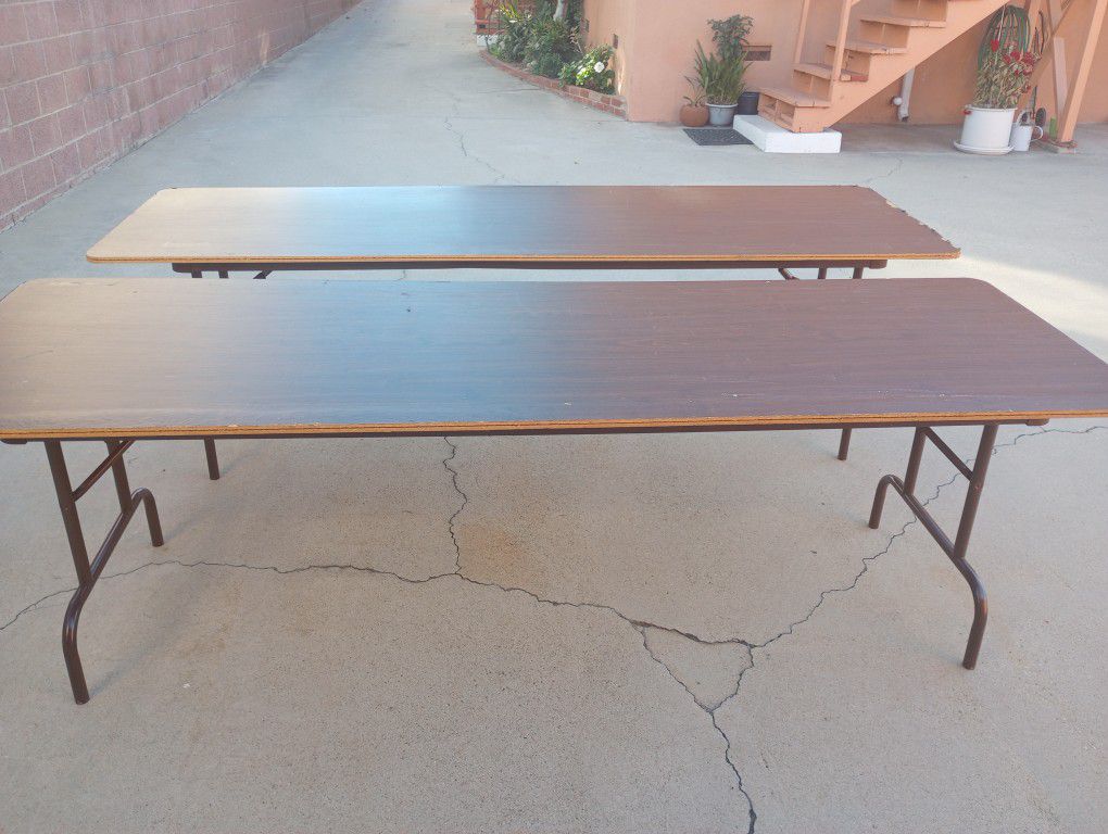 Banquet Tables 8ft L x 30 in W