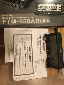 YAESU VHF/UHF FTM-350 AR/AE Dual Band FM Transceiver for Sale in