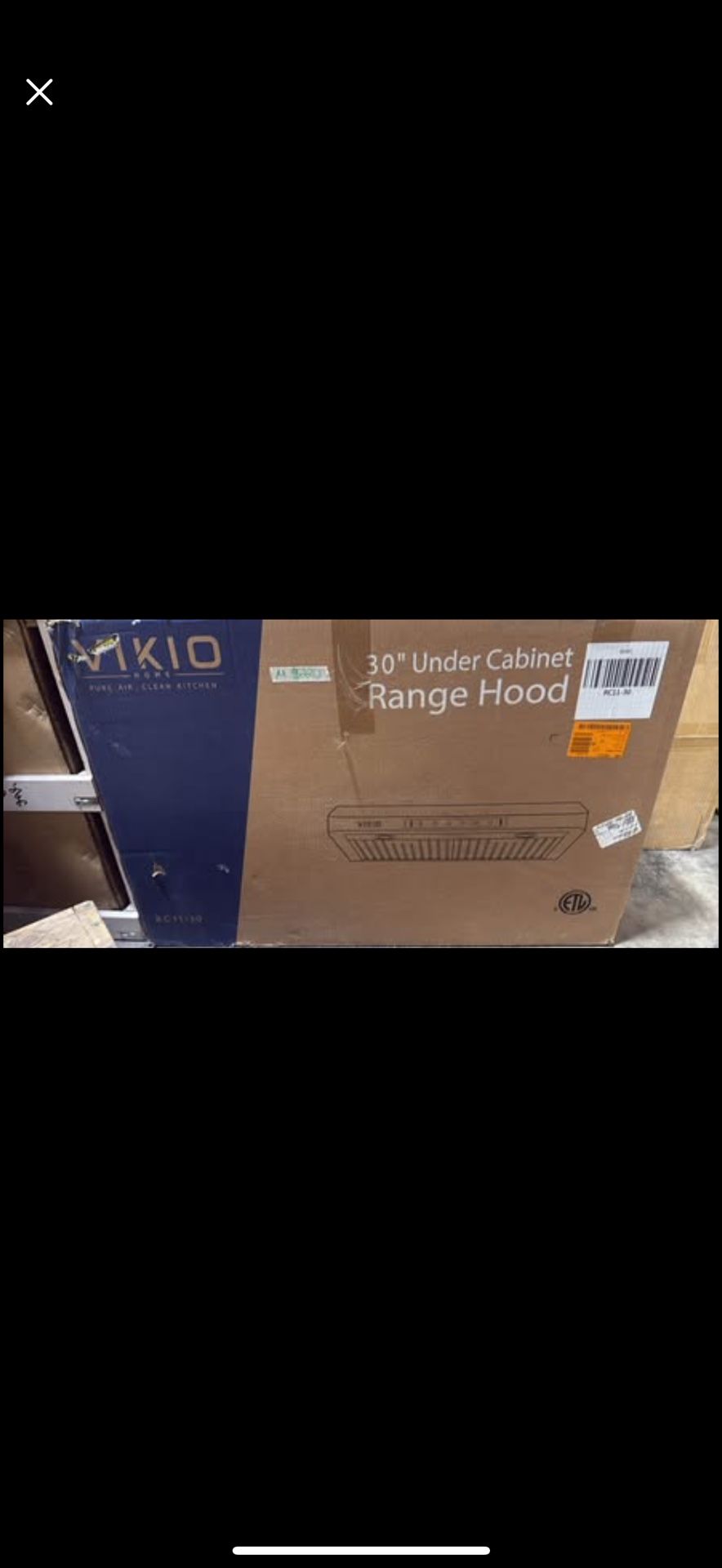 VIKIO 30 in. 900 CFM Ducted Under Cabinet Range Hood in Stainless Steel with 3 -Way Venting and Remo