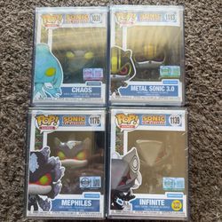 Funko limited edition sonic pops lmk