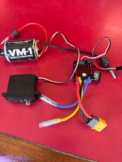 Vanquish motor, ESC and Servo