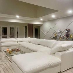 LIVING ROOM COMPLETE BRAND NEW BEIGE SECTIONAL SAME DAY DELIVERY 
