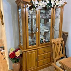 Vintage China Cabinet 