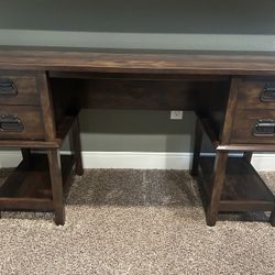 Wooden Office Desk And Chair