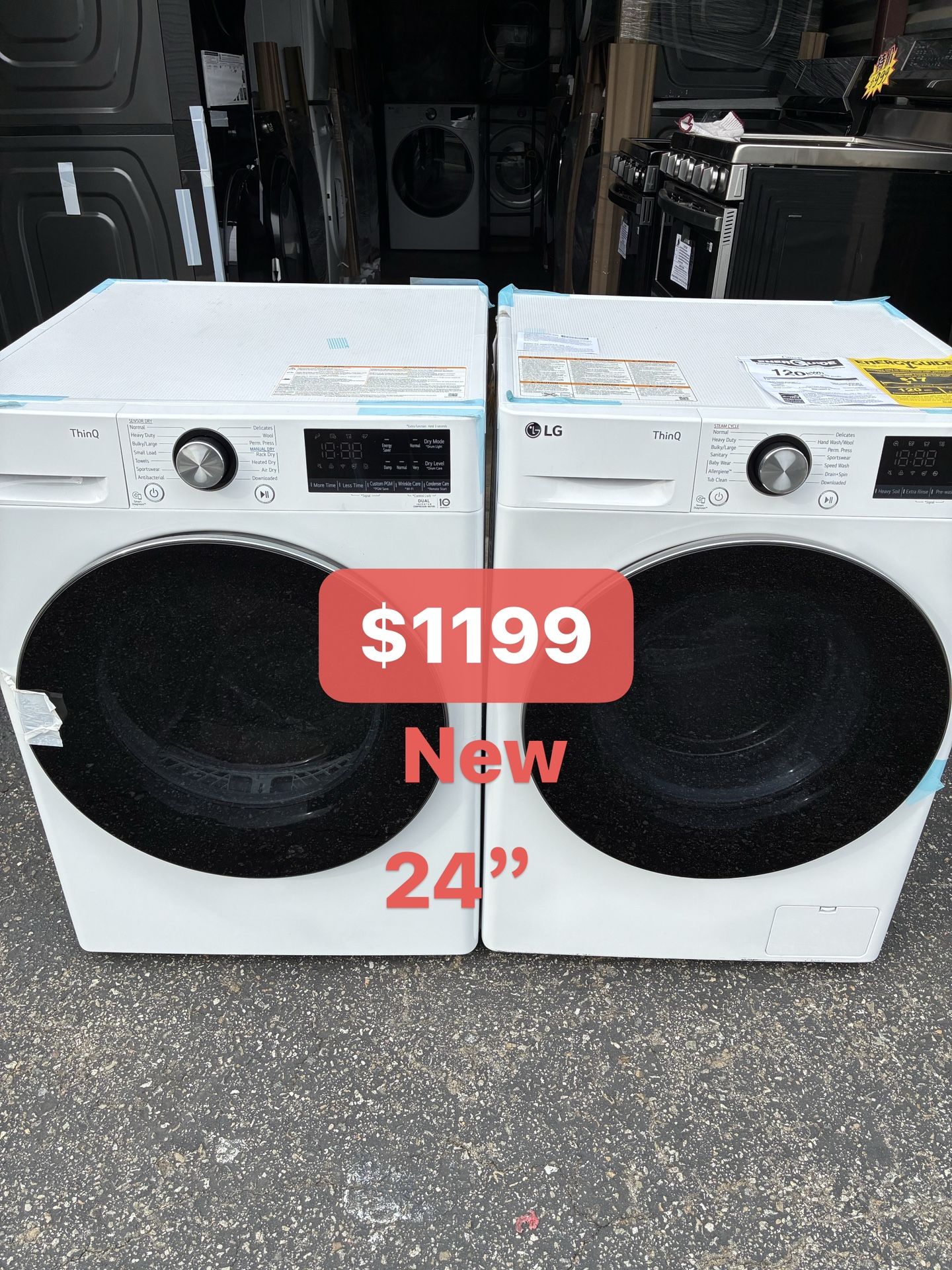 24” LG Washer And Dryer Set