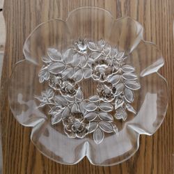Glass Decorative Platter 