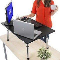 Raises Working Surface to standing - Ergonomic Stand Steady Executive Standing Desk only $30