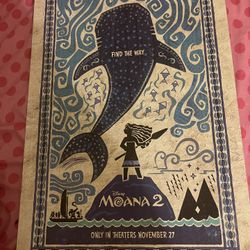 Moana 2 Exclusive D23 2024 Premiere Poster