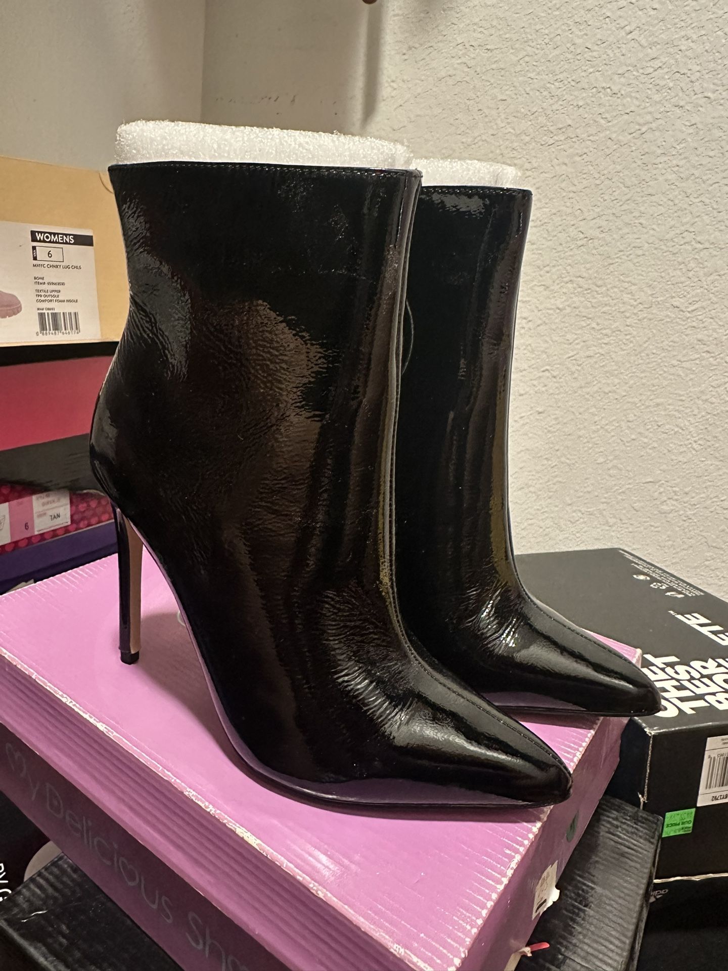 Black Ankle Boots Size 6
