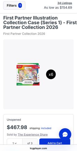Pokemon First Partner Collection Series 1 (sealed case)