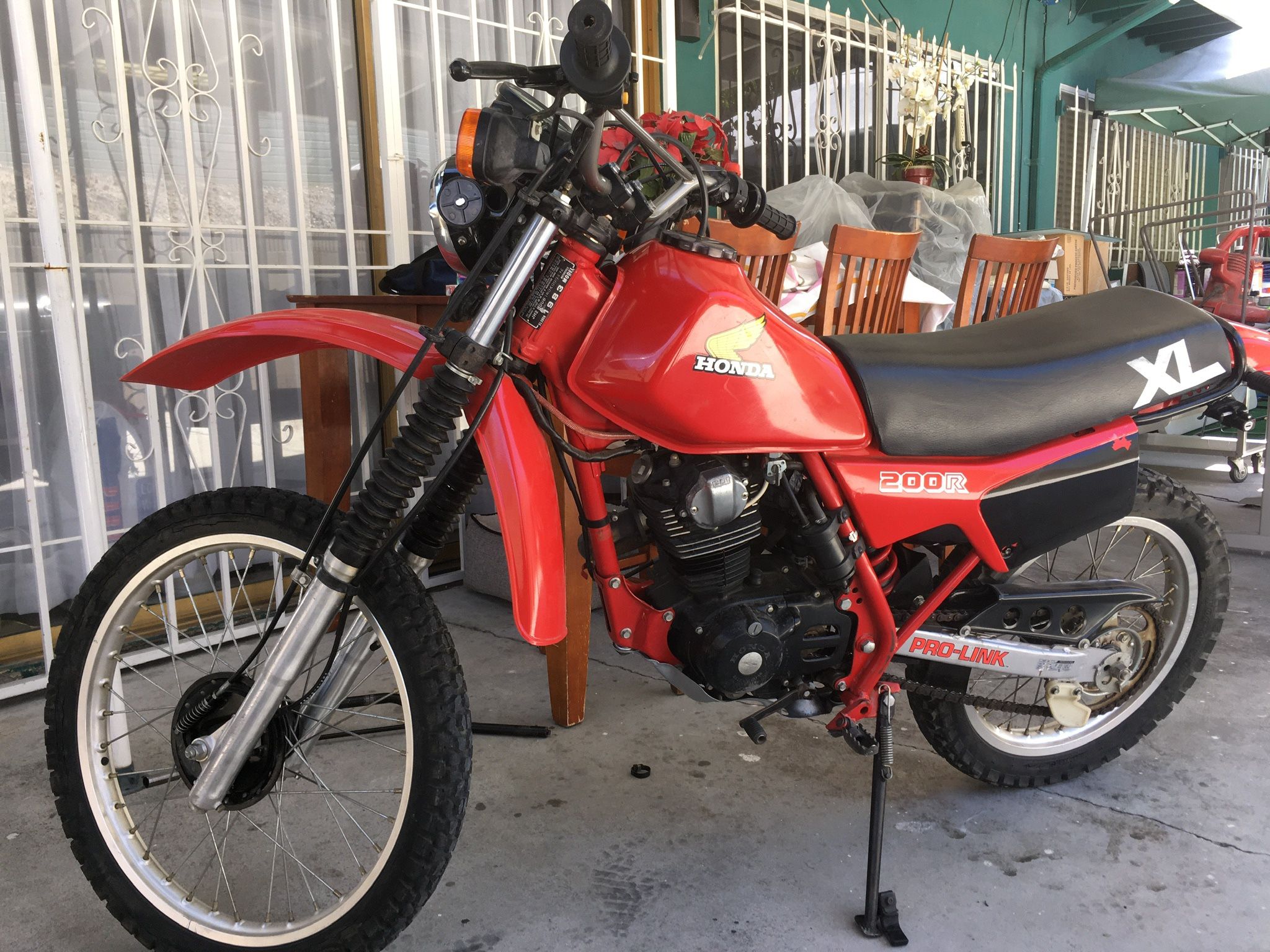honda xl200r for sale