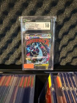 CGC Gem Mint 10 graded 2025 Japanese Mega Charizard X ex #223/193 from the Mega Dream ex Pokémon set.