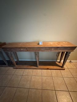 Entryway console table