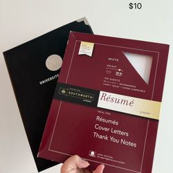 Resume Paper + Padfolio