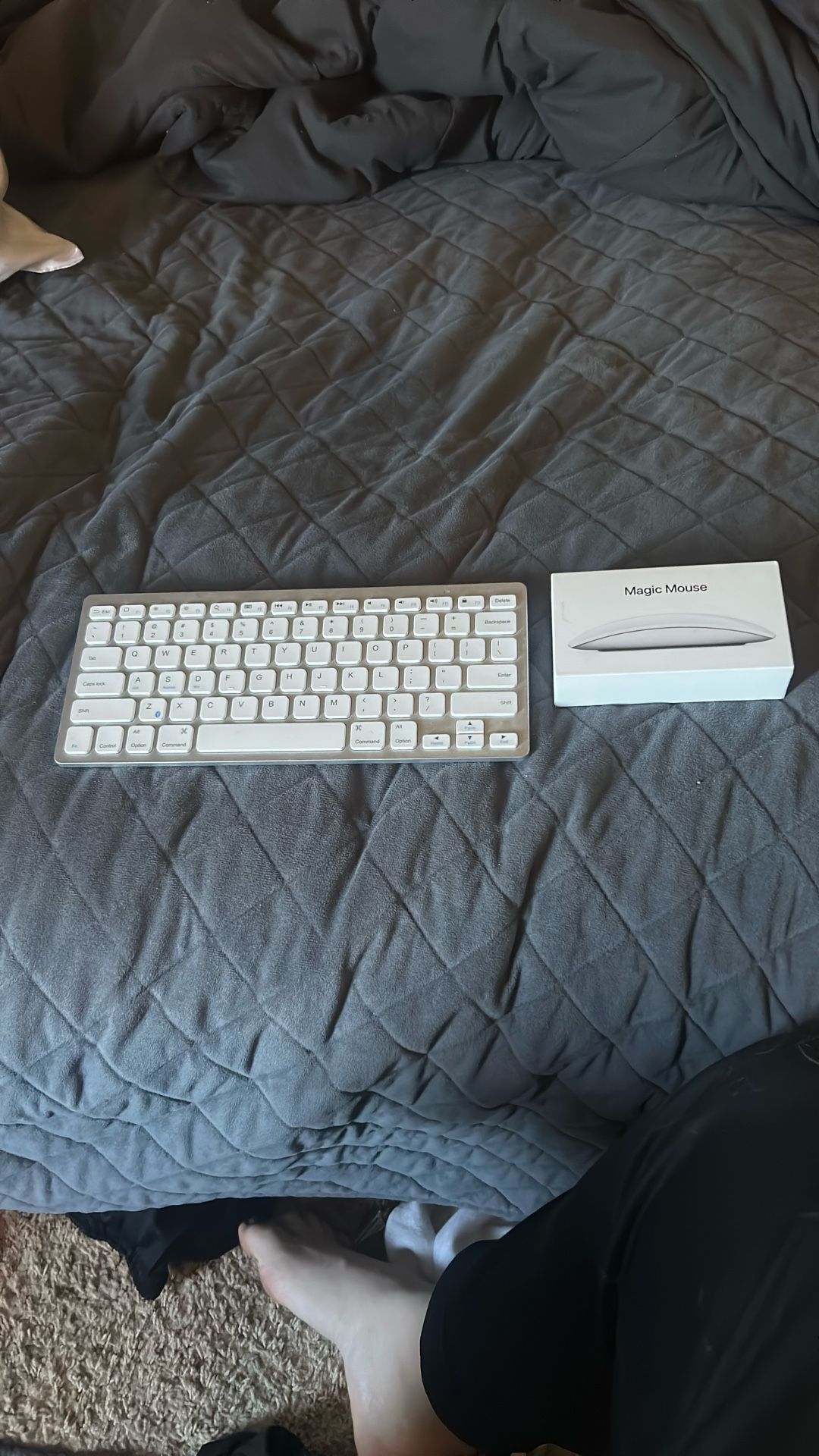 Apple Mouse And Wireless Keyboard 