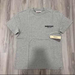 Essentials Fear Of God Gray Oatmeal Shirt (Size Small)