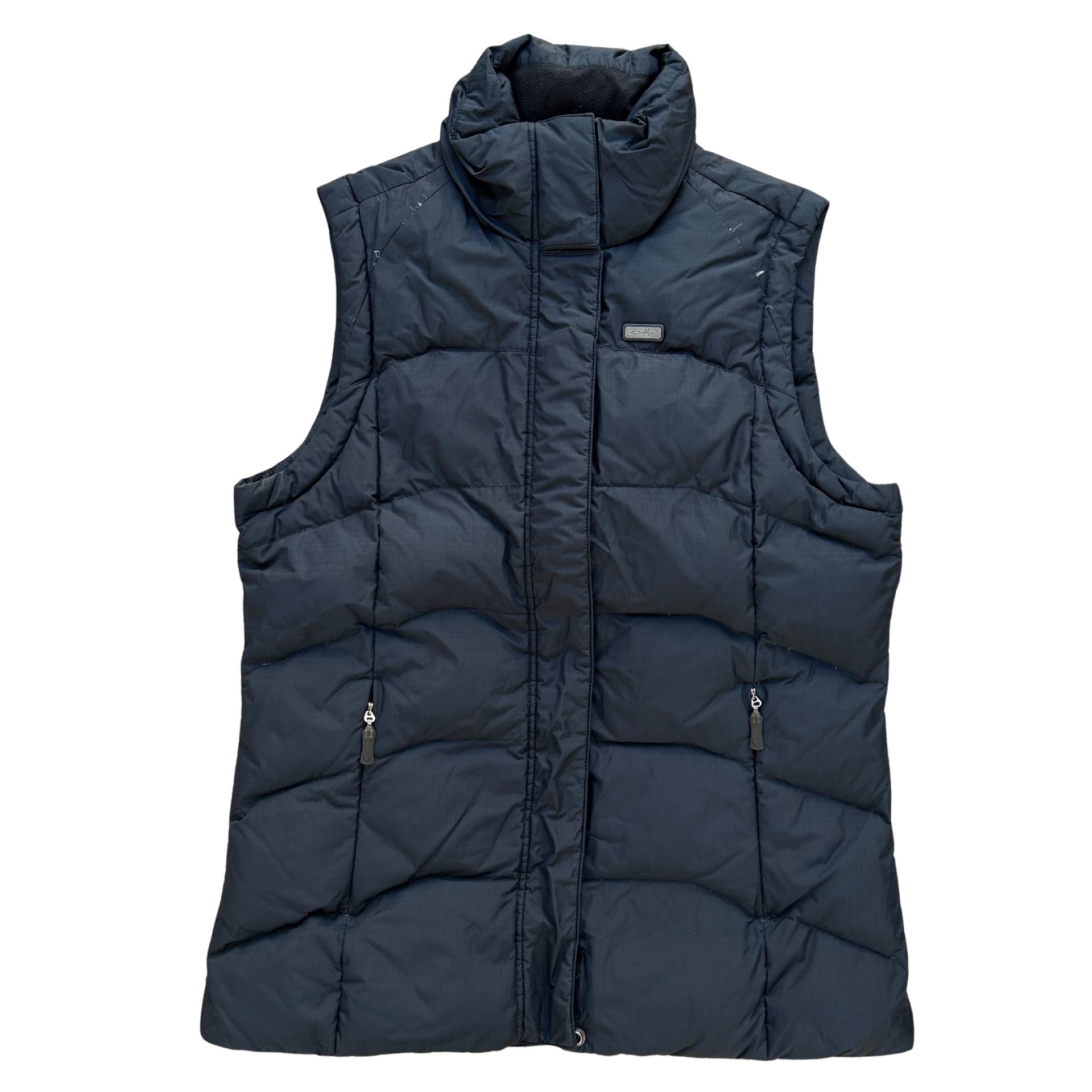 Oakley Puffer Vest Jacket Quilted Down Y2K Size Large