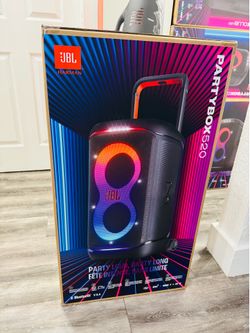 New JBL PartyBox 520 speaker has Bluetooth V 5.4. It is IPX4 splashproof with up to 15 hours of play time. Speaker has telescopic handle and sturdy wh