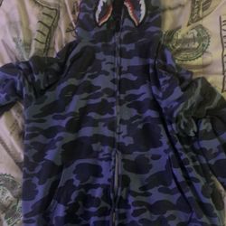 Blue Bape Hoodie