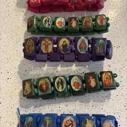 Saints Elastic Bracelets 89 Total. Asking $30 For All