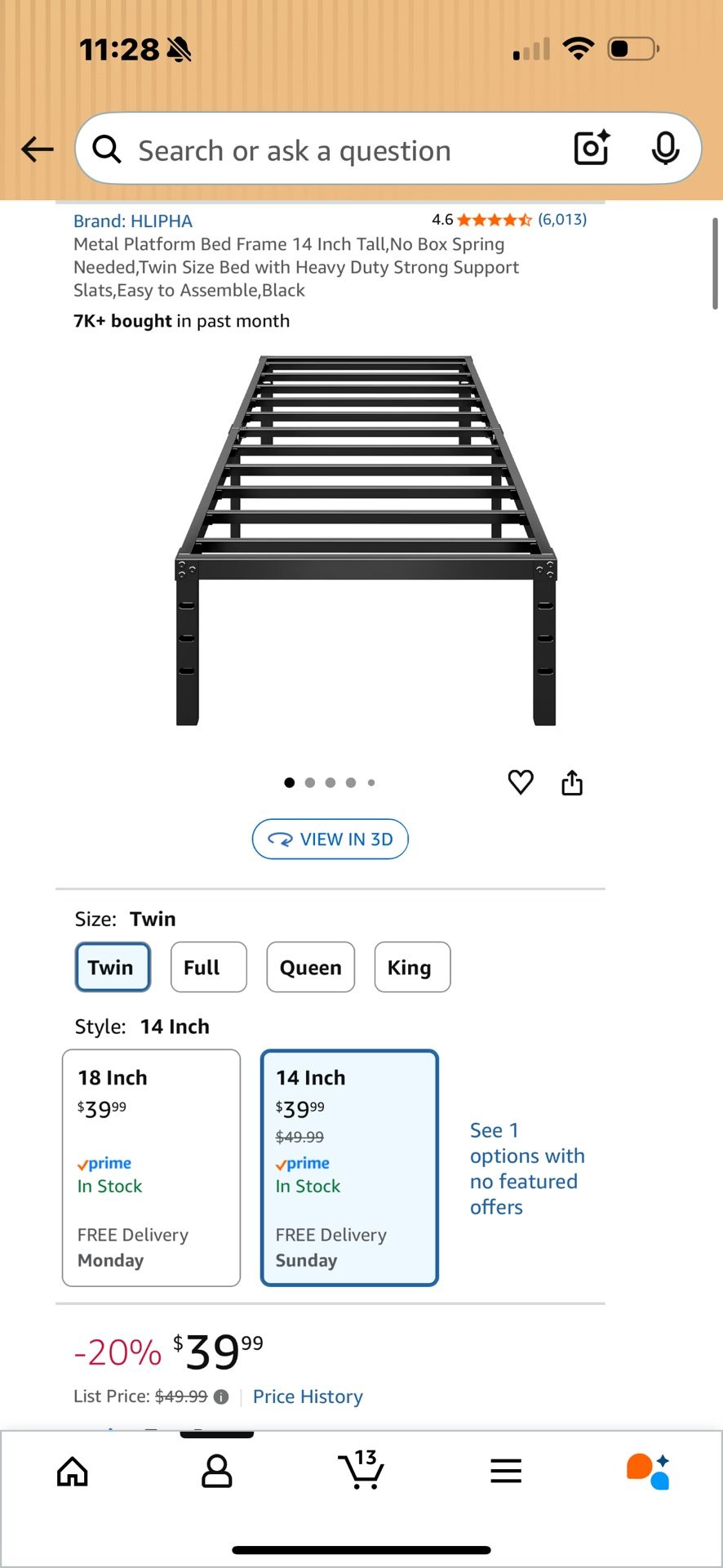 New In Box Twin Beds (2)