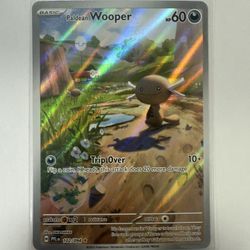 Paldean Wooper 102/094 Illustration Rare Pokemon Card NM