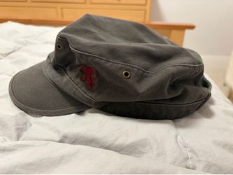 Express Charcoal Gray Military-Style Cap - Size M/L