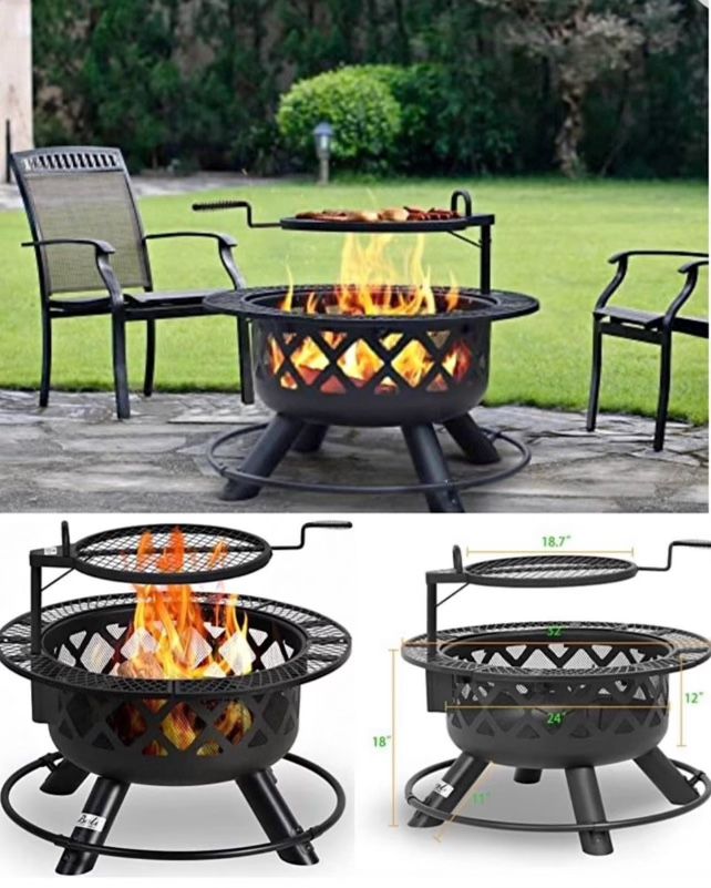 Brand New Wood Fire Pit