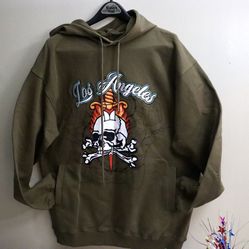 Watson Studios Green Graphic Hoodie Size