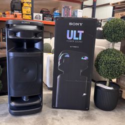 Sony - ULT TOWER 10 Party Speaker with Wireless Microphone - Black