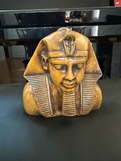 vintage Egyptian King Tutankhamun bust
