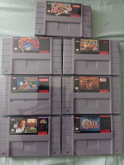 Super Nintendo Game Bundle