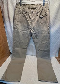Levis 514 Slim Straight White Tab Beige Jeans 30x32