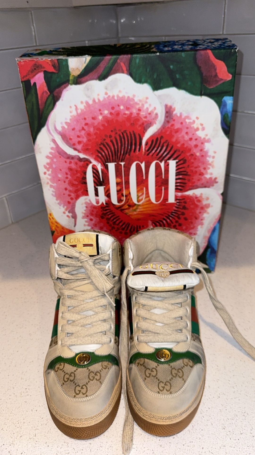 Gucci High Top Gym Shoes