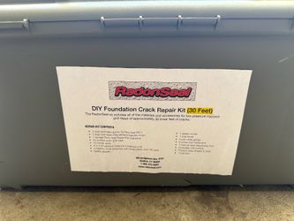 RadonSeal 30’ Basement Foundation Repair Kit