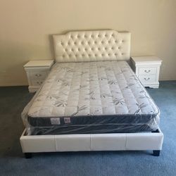 Calking New Bed With Nice Mattress Sale 