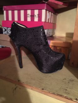 Rhinestone heels